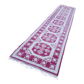 Vintage Turkish hallway rug 100x493 cm