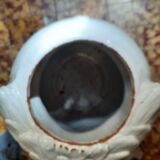 Umbrella holder owl in ceramic