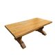 Large monastery table in solid oak – French handcrafted.