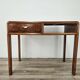 1950s Art Decò writing desk in walnut burl and blond walnut