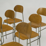 6 school chairs