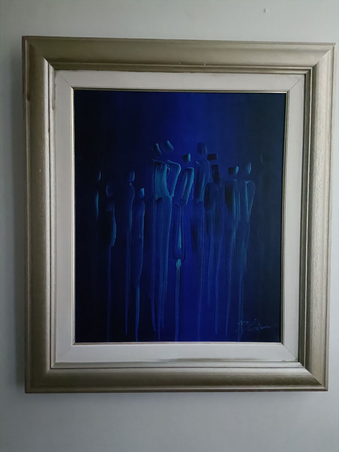 Painting, oil on canvas signed