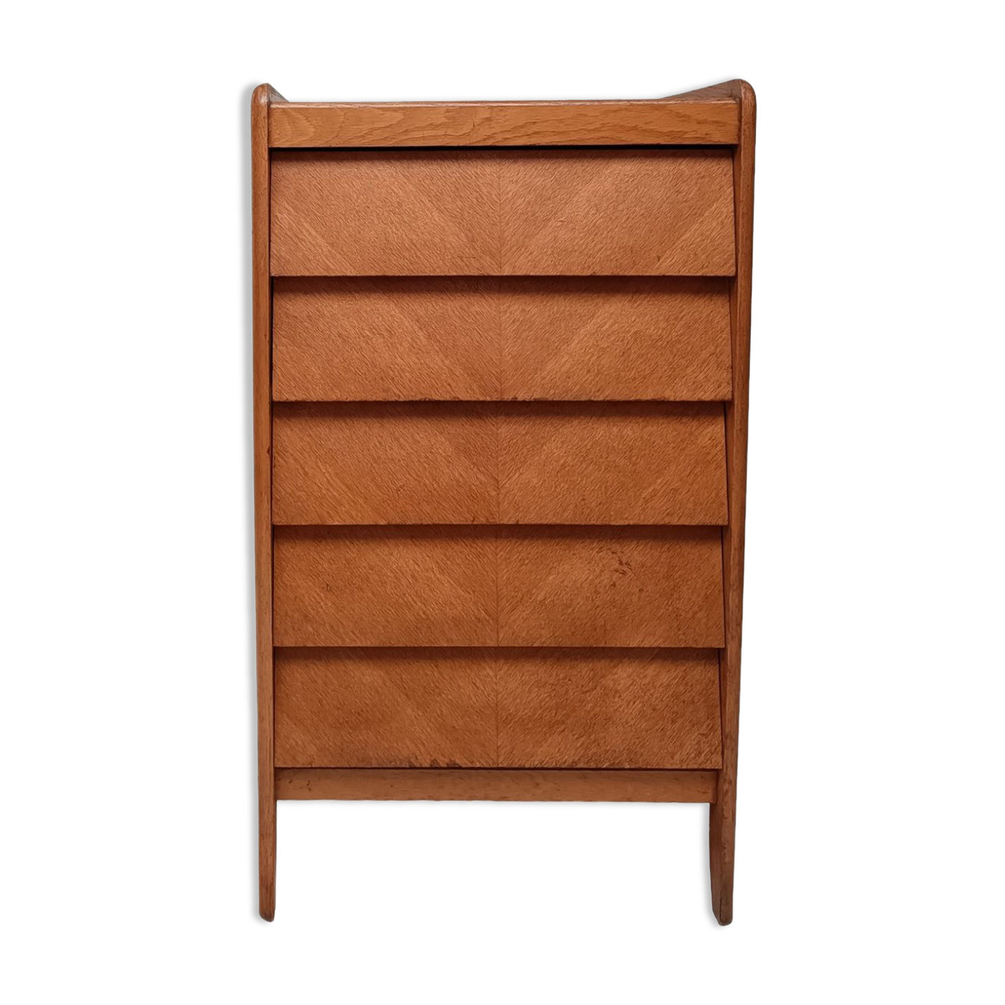 High wooden chest of drawers in the 50s