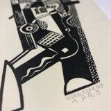 Illustration Walter Wahlstedt "ER, der kommende" Der Sturm 1923