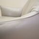 Leather swivel armchair, Italian design, 1990s, manufacture: Natuzzi