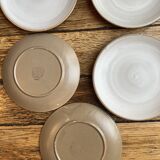 7 small plates Niderviller model Pierre