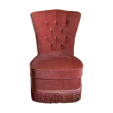 Old pink toad chair
