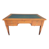 Bureau plat époque restauration en acajou