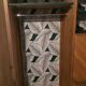 Secrétaire armoire bois en chevrons