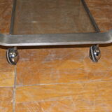 Coffee table with two trays circa 1970