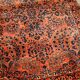 Handmade antique Persian Sarouk rug 3.2' x 5.3' (97cm x 161cm) 1920s - 1B674
