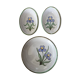 Lot 3 pièces céramique Natoli Vallauris – Décor Iris