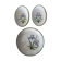 Lot 3 pièces céramique Natoli Vallauris – Décor Iris