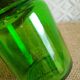 Green apothecary jar jar Old Sunrise