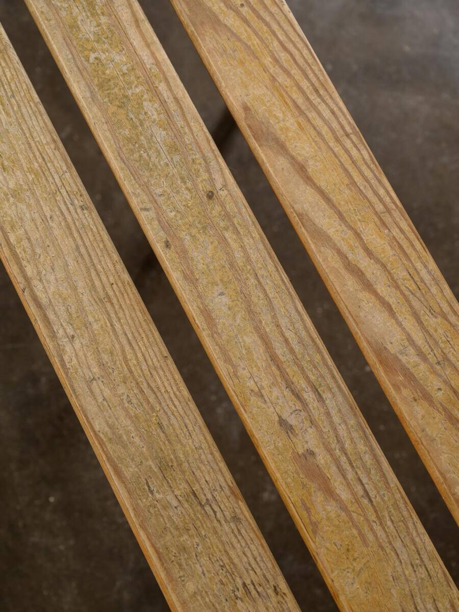 Vintage school bench