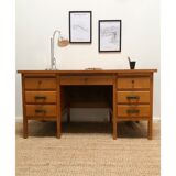 Oak desk from the 1950s