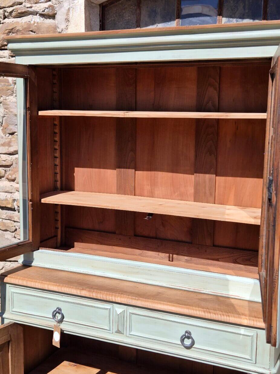 Display cabinet / two-body glass buffet, renovated | Basile