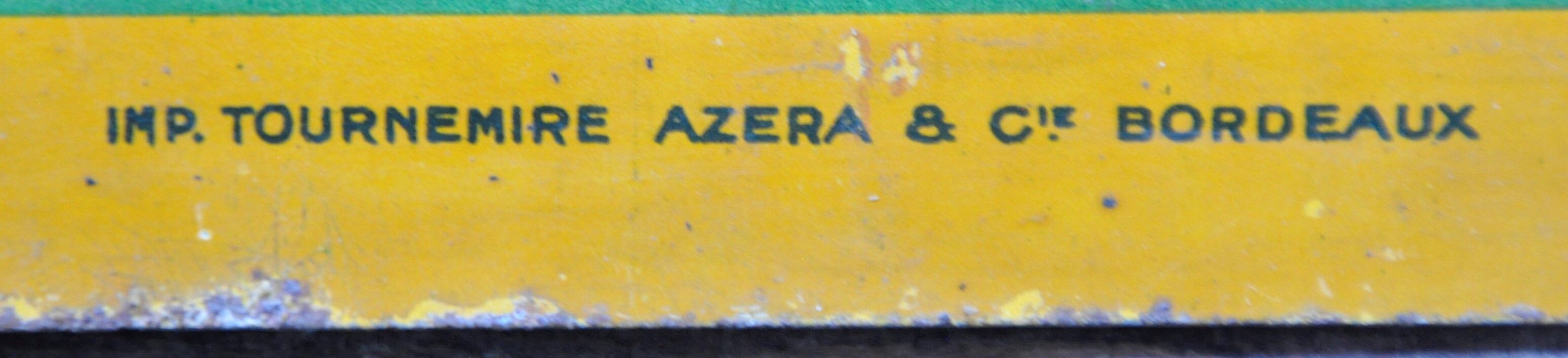Sheet metal advertising plate