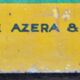 Sheet metal advertising plate