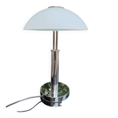 Mushroom table lamp WOFI Leuchten – Chrome metal & frosted glass