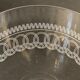 6 antique engraved crystal wine glasses