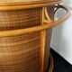 Bar and bamboo rattan stools 1970 maugrion gatti