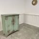 Parisian buffet 1900 greenish-blue patina