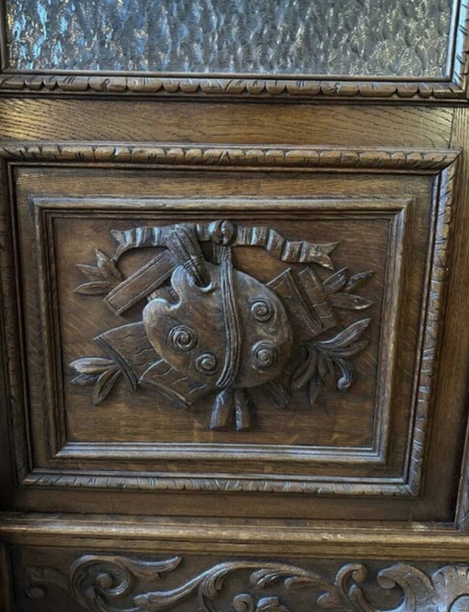 French Renaissance library Barley twist renaissance