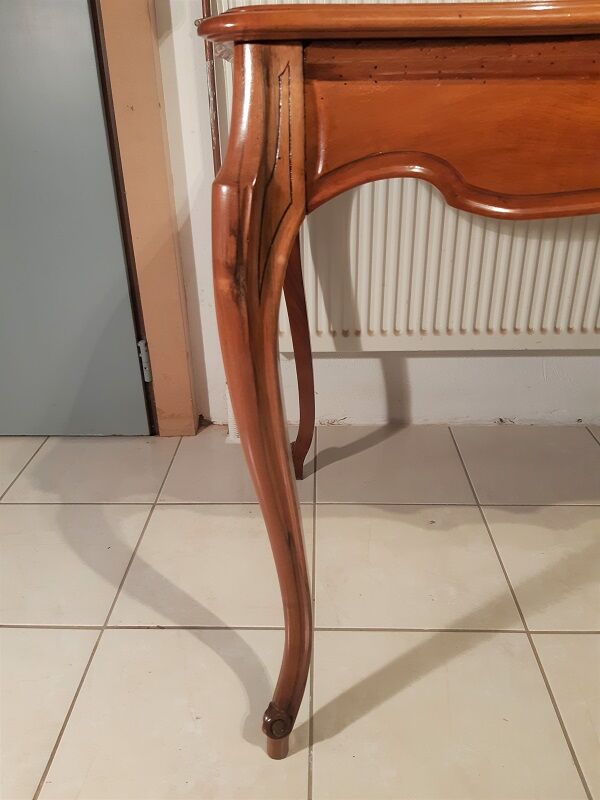 Louis XV solid walnut table
