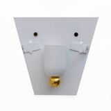 Barovier Style Mid-Century Modern Italian Murano Glass Shell Sconces, 60s, Pair.