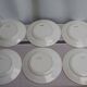 Set of 6 ceramic dessert plates