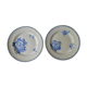 Set of 2 plates in earthenware, 1900