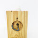Scandinavian pine wall lamp, 1970-80