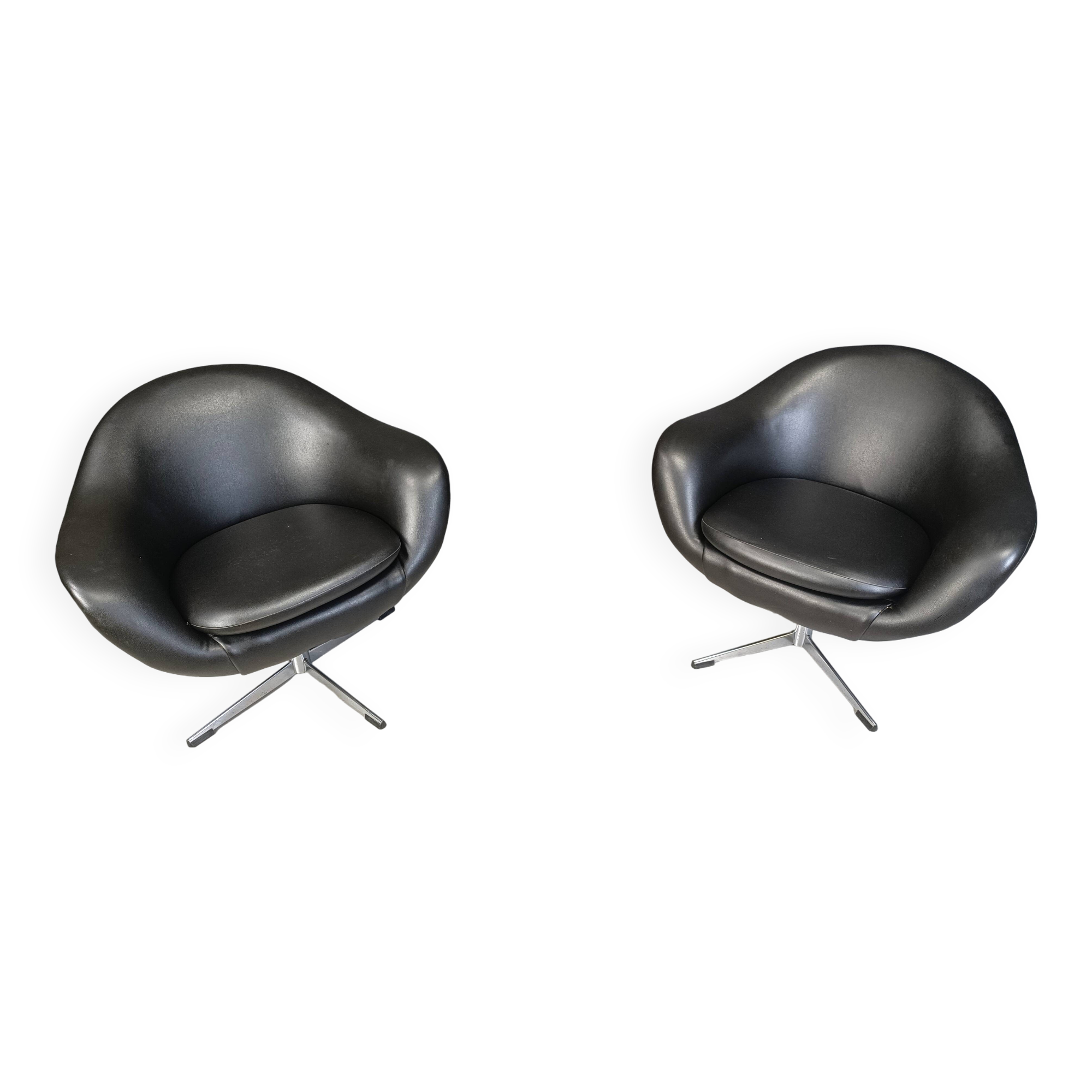 Mid century club  chairs, 1960s