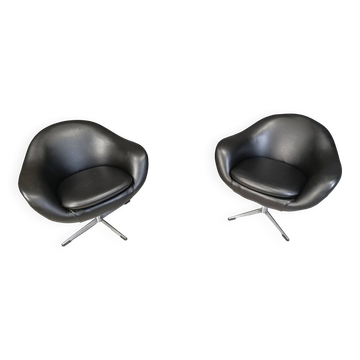 Mid century club  chairs, 1960s