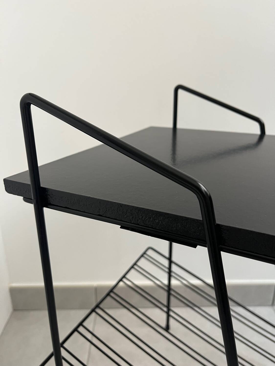 Side table / magazine rack from the 1960s