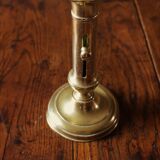 Brass pusher torch candle holder