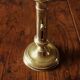 Brass pusher torch candle holder
