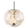 1 of 6 Large transparent glass pendant by Peill & Putzler, Germany, 1970s