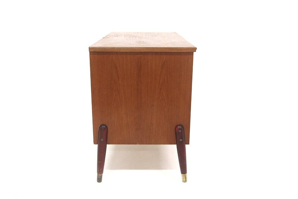 Commode scandinave en teck, Bröderna Gustavssons, Markaryd, Suède, 1960