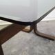 Table d'appoint en verre Siesta des années 70