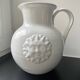 Vase, white ceramic sun jug