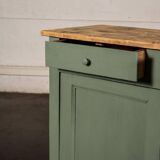 Almond green country buffet