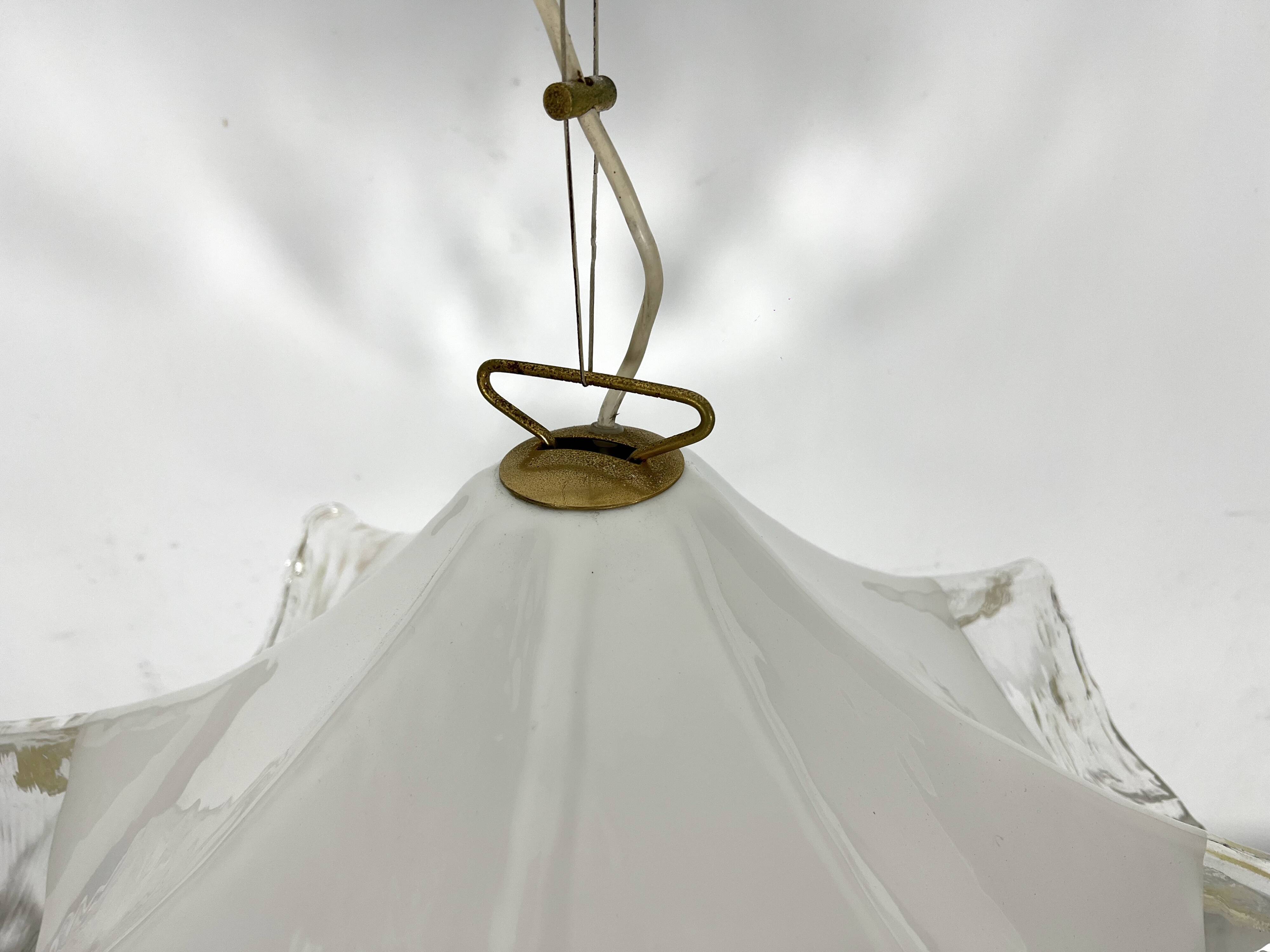 La Murrina, Vintage large Murano glass chandelier from 70s