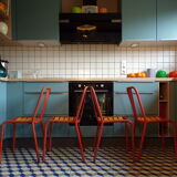 Suite 4 chairs Tolix T4