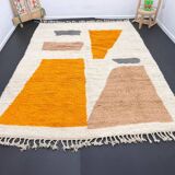 Moroccan rug in natural wool 2.5 x 1.5 m