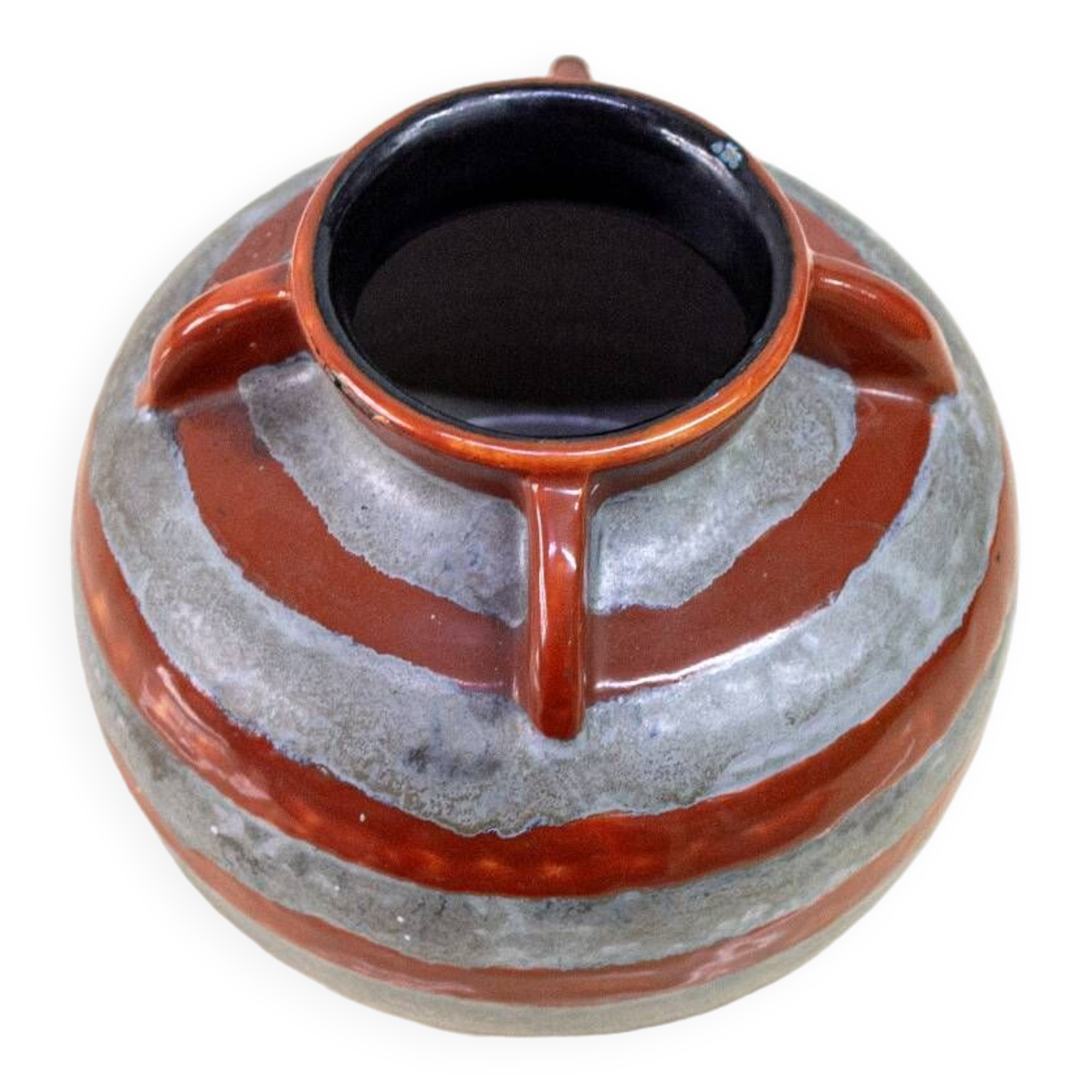Vaso in ceramica La Fiamma, Albisola, 1940