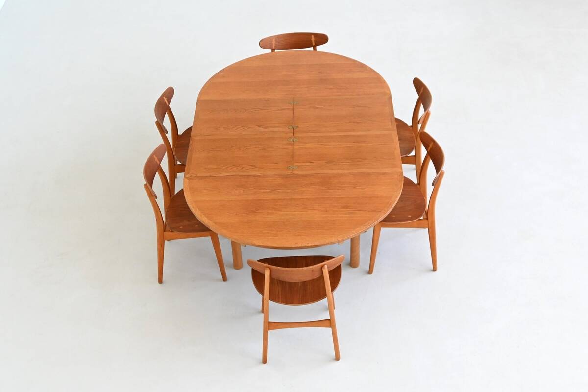 Borge Mogensen model 140 in oak dining table Karl Andersson Denmark 1955
