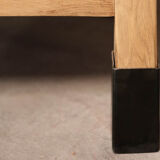 Solid wooden steel tray counter