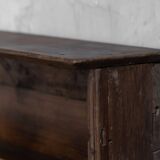 Rustic vernacular wall shelf, France, 19th century